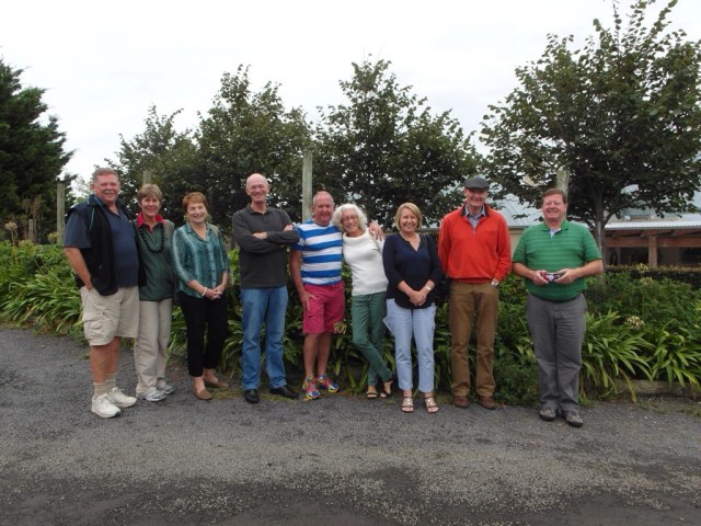 L - R: Tony, Heather, Heather, Jim, Ron, Julie, Di, David & Graham